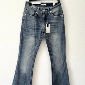 Fire & Rain Junior’s Bootcut Low-Rise Jeans Comfort Denim Wings RJR-10372 5/27